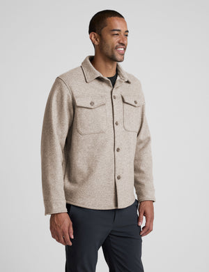 Day to Night Men's Wool Shirt Jacket