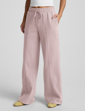 LuxeFleece Pintuck Wide Leg Pant