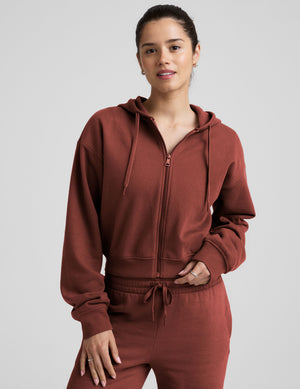 LuxeFleece Zip Up Hoodie