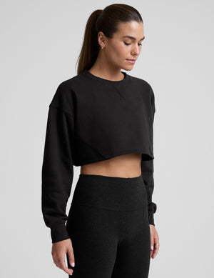 LuxeFleece Cropped Sweatshirt