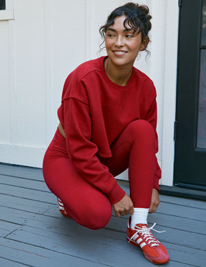 LuxeFleece Cropped Sweatshirt