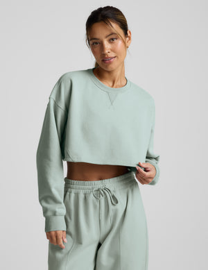 LuxeFleece Cropped Sweatshirt