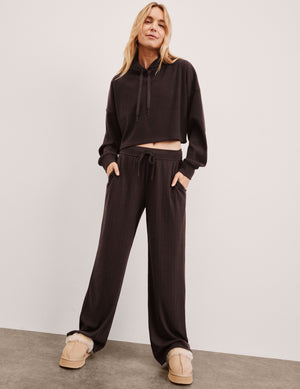 Breathe Easy Ribbed Wide Leg Pant