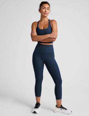 Spacedye Out Of Pocket High Waisted Capri Legging