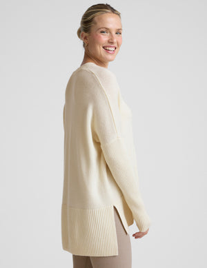 Wool-Cashmere V-Neck Sweater